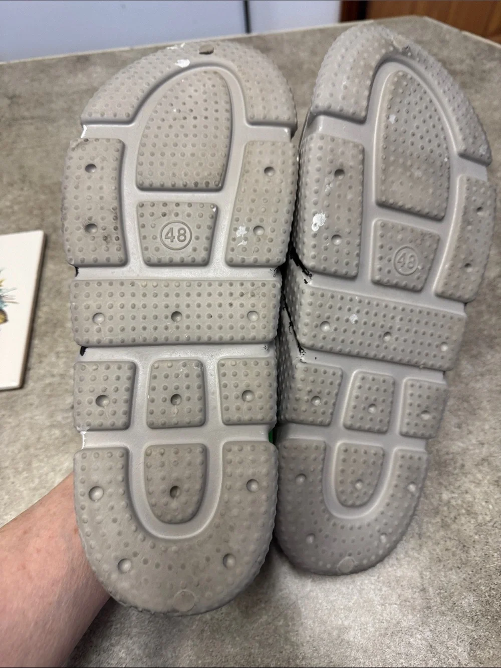 Victory Sport Men’s Tan Slip on Lightweight Croc Shoes Slides Y2K